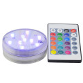 Guangzhou woyu shisha factory acrylic shisha base mini led color light shisha hookah glass vase base remote controller led light